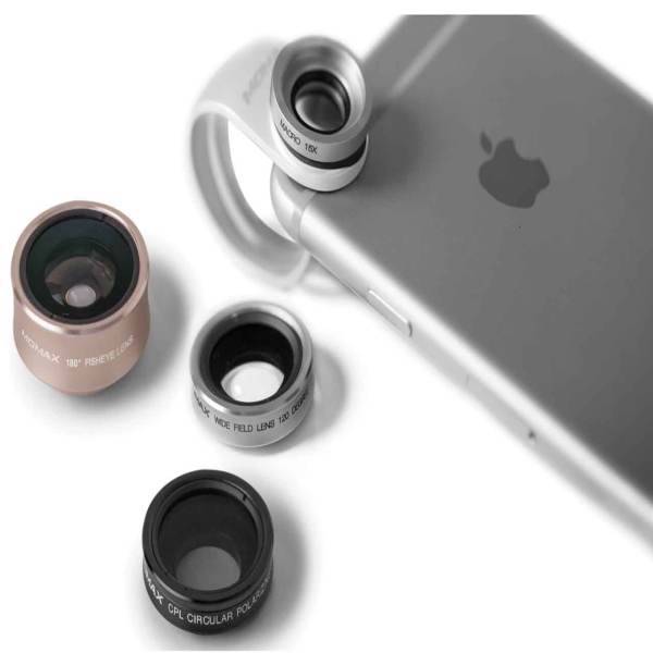 Momax X-Lens 4in1 Superior Lens Set، لنز کلیپسی موبایل مومکس مدل X-Lens 4in1 Superio