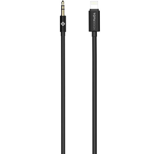 Totu Lightning To AUX Cable 1m، کابل تبدیل لایتنینگ به AUX توتو طول 1 متر