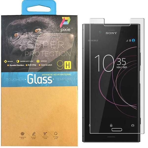 Pixie Clear Full Glue Tempered Glass Screen Protector For Sony Xperia XZ1، محافظ صفحه نمایش شیشه ای پیکسی مدل Clear مناسب برای گوشی موبایل سونی Xperia XZ1