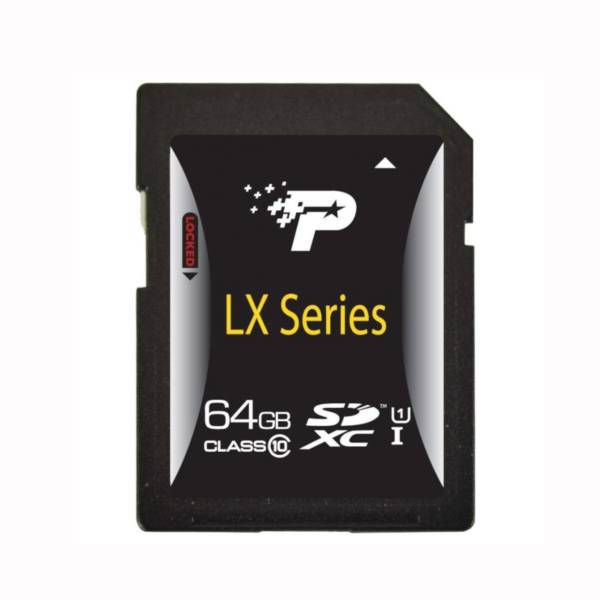 Patrio LX Series Class 10 SDXC - 64GB، کارت حافظه SDXC پتریوت مدلLX Series کلاس 10 ظرفیت 64 گیگابایت