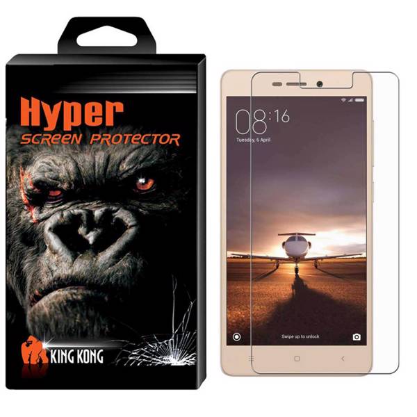 Hyper Protector King Kong Glass Screen Protector For Xiaomi Redmi 3s، محافظ صفحه نمایش شیشه ای کینگ کونگ مدل Hyper Protector مناسب برای گوشی شیاومی Redmi 3s