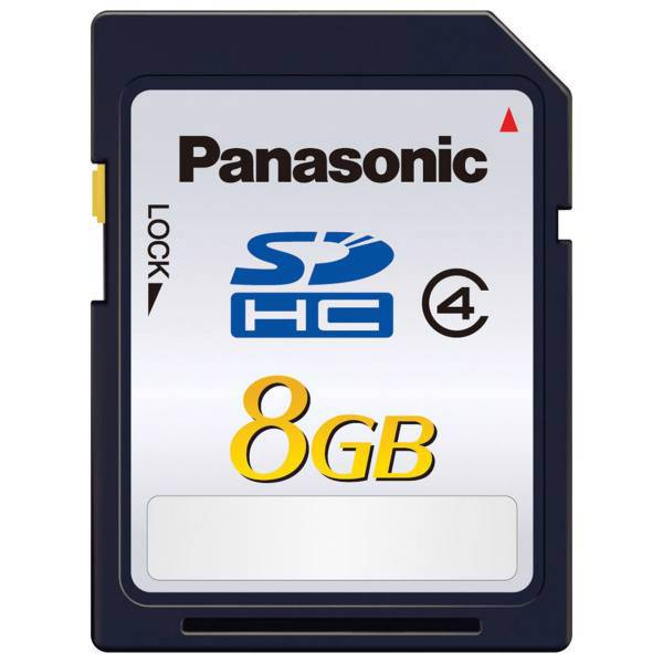 Panasonic SDHC Card 8GB Class 4، کارت حافظه اس دی اچ سی پاناسونیک 8 گیگابایت کلاس 4