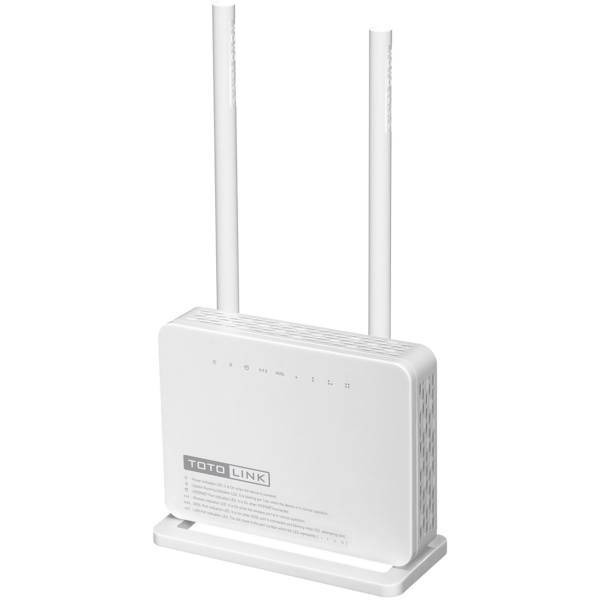 TOTOLINK ND300 Wireless ADSL2/2 Plus Modem Router، مودم روتر ADSL2 بی‌سیم توتولینک مدل ND300