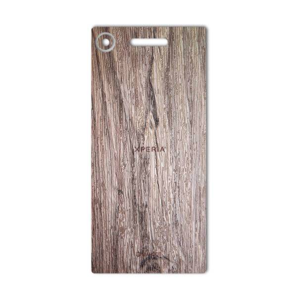 MAHOOT Walnut Texture Sticker for Sony Xperia XZ1، برچسب تزئینی ماهوت مدل Walnut Texture مناسب برای گوشی Sony Xperia XZ1