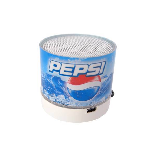 Pepsi Design Portable Bluetooth Speaker، اسپیکر بلوتوثی قابل حمل طرح Pepsi چراغ دار