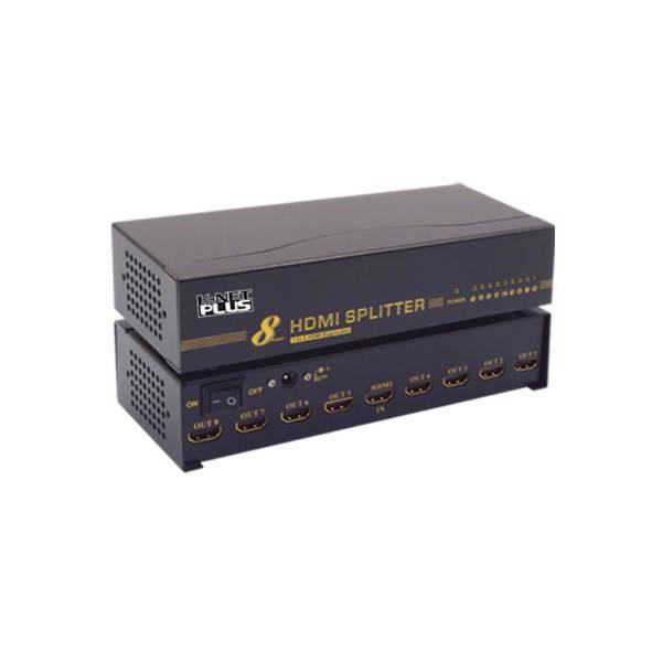 KNETPLUS KPS648 HDMI Splitter 8Port، اسپلیتر HDMI هشت پورت کی نت پلاس مدل KPS648