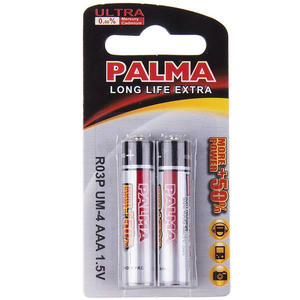 Ronda Palma AAA Battery Pack Of 2، باتری نیم قلمی روندا مدل Palma بسته 2 عددی