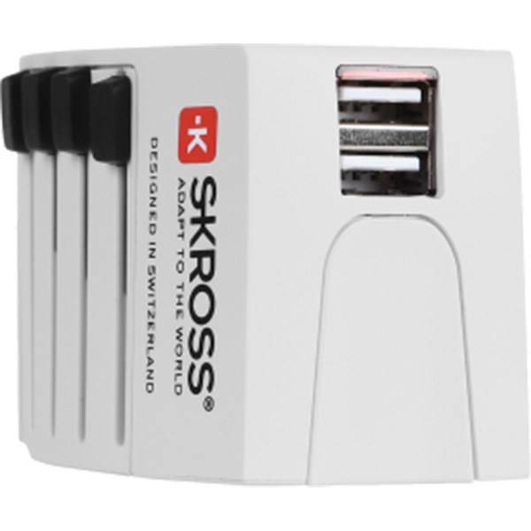 Skross World MUV USB Adapter، آداپتور اسکراس مدل World Adapter MUV USB