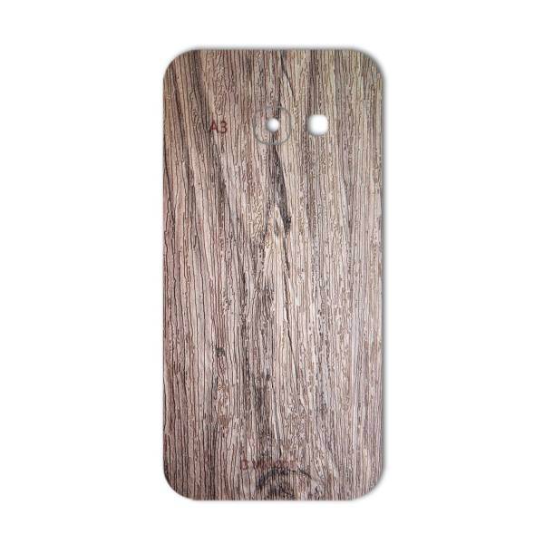 MAHOOT Walnut Texture Sticker for Samsung A3 2017، برچسب تزئینی ماهوت مدل Walnut Texture مناسب برای گوشی Samsung A3 2017