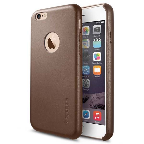 Spigen Leather Fit Cover For Apple iPhone 6/6s، کاور اسپیگن مدل Leather Fit مناسب برای گوشی موبایل آیفون 6/6s