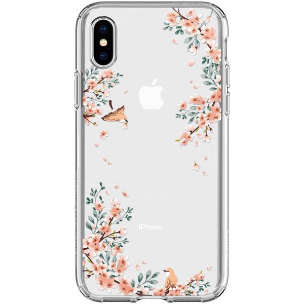 Spigen Liquid Crystal Blossom Nature Cover For Apple iPhone X، کاور اسپیگن مدل Liquid Crystal Blossom Nature مناسب برای گوشی موبایل اپل iPhone X