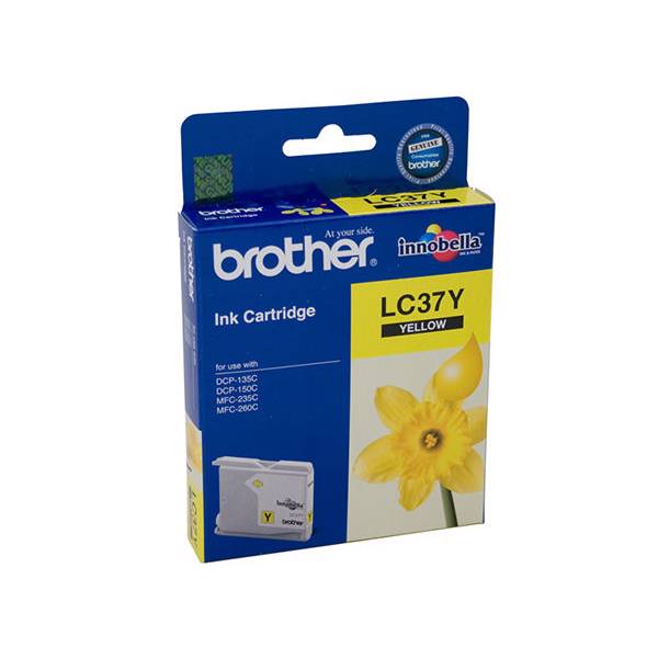 brother LC37Y Cartridge، کارتریج پرینتر برادر LC37Y (زرد)