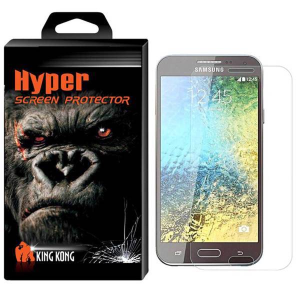 Hyper Protector King Kong Glass Screen Protector For Samsung Galaxy E7، محافظ صفحه نمایش شیشه ای کینگ کونگ مدل Hyper Protector مناسب برای گوشی سامسونگ گلکسی E7