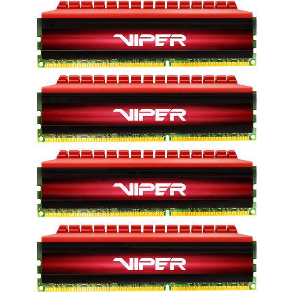 Patriot Viper 4 DDR4 2666 CL15 Quad Channel Desktop RAM - 32GB، رم دسکتاپ DDR4 چهارکاناله 2666 مگاهرتز CL15 پتریوت مدل Viper 4 ظرفیت 32 گیگابایت