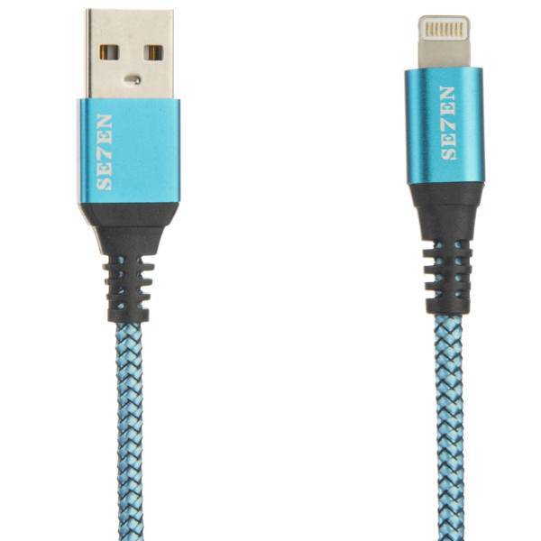 Yourz SE7EN USB To Lightning Cable 1m، کابل تبدیل USB به لایتنینگ یورز مدل SE7EN طول 1 متر