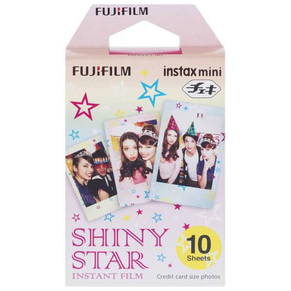 Fujifilm Instax Shiny Star Instant Film 10 Sheets، فیلم مخصوص دوربین فوجی اینستکس مینی 10 برگی مدل Shiny Star