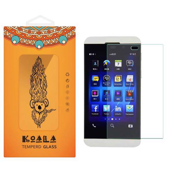 KOALA Tempered Glass Screen Protector For BlackBerry Z10، محافظ صفحه نمایش شیشه ای کوالا مدل Tempered مناسب برای گوشی موبایل بلک بری Z10