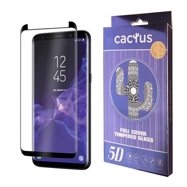 Cactus 5D Glass Screen Protector For Samsung S8 Plus، محافظ صفحه نمایش شیشه ای کاکتوس مدل 5D مناسب برای گوشی سامسونگ S8 Plus