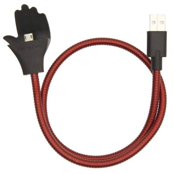 کابل تبدیل USB به micro USB سومگ مدل Flexible به طول 54 سانتی متر