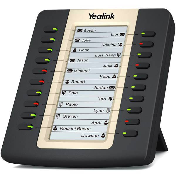 Yealink EXP20 Expansion Module، ماژول افزایش ظرفیت تلفن تحت شبکه یالینک مدل EXP20
