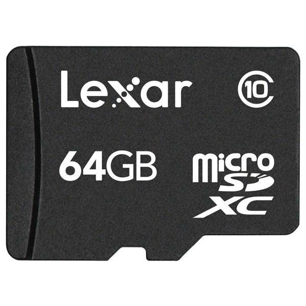 Lexar Class 10 microSDXC - 64GB، کارت حافظه microSDXC لکسار کلاس 10 ظرفیت 64 گیگابایت