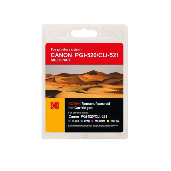 Kodak PGI - 520 / CLI - 521 Color Cartridge، کارتریج رنگی کداک مدل PGI - 520 / CLI - 521