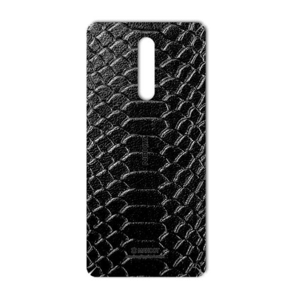 MAHOOT Snake Leather Special Sticker for Nokia 8، برچسب تزئینی ماهوت مدل Snake Leather مناسب برای گوشی Nokia 8