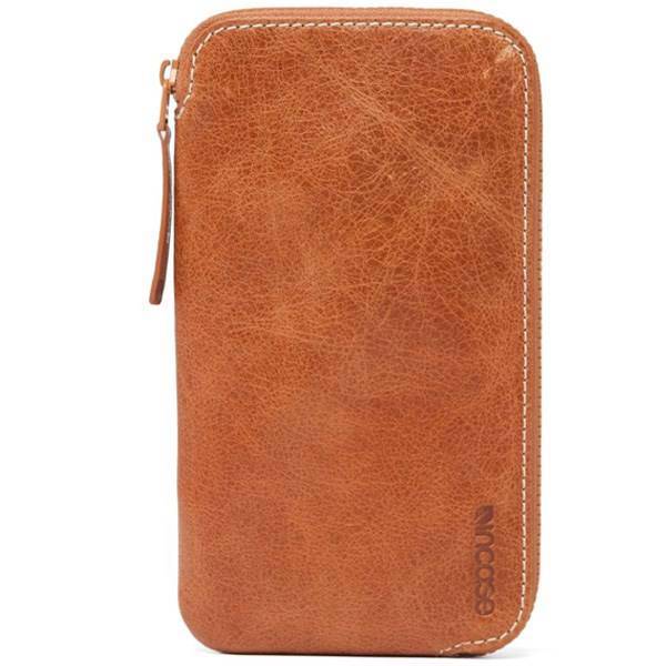 Apple iPhone 6 Plus Incase Leather Zip Wallet، کیف چرمی اینکیس مدل زیپ والت مناسب برای گوشی موبایل آیفون 6 پلاس
