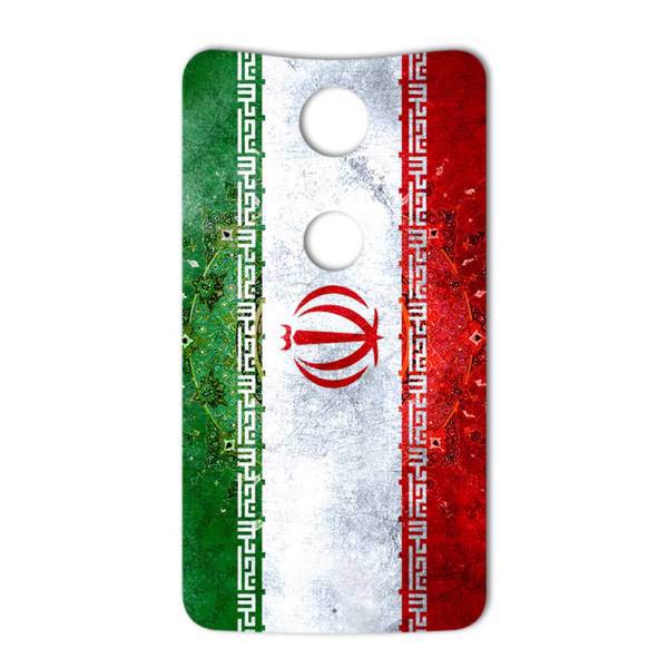 MAHOOT IRAN-flag Design Sticker for Google Nexus 6، برچسب تزئینی ماهوت مدل IRAN-flag Design مناسب برای گوشی Google Nexus 6