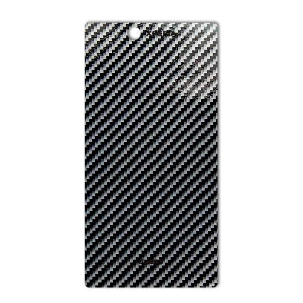 MAHOOT Shine-carbon Special Sticker for Sony Xperia Z Ultra، برچسب تزئینی ماهوت مدل Shine-carbon Special مناسب برای گوشی Sony Xperia Z Ultra