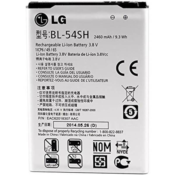 LG BL-54SH 2460mAh Mobile Phone Battery For LG L90، باتری موبایل ال جی مدل BL-54SH با ظرفیت 2460mAh مناسب برای گوشی موبایل ال جی L90