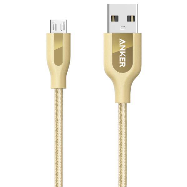 Anker A8142 PowerLine Plus USB To MicroUSB Cable 0.9m، کابل تبدیل USB به MicroUSB انکر مدل A8142 PowerLine Plus به طول 0.9 متر
