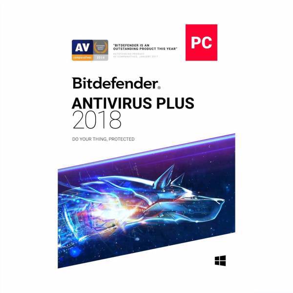 Bitdefender Plus Antivirus 2018 3 User 1 Year Security Software، آنتی ویروس بیت دیفندر پلاس 2018 - 3 کاربر 1 ساله