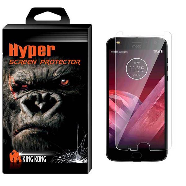 Hyper Protector King Kong Glass Screen Protector For Motorola Moto Z2، محافظ صفحه نمایش شیشه ای کینگ کونگ مدل Hyper Protector مناسب برای گوشی موتورولا Moto Z2 Force