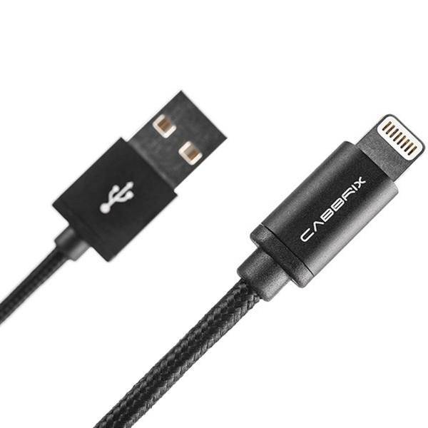 Cabbrix USB To Lightning Cable 1m، کابل تبدیل USB به لایتنینگ Cabbrix طول 1 متر
