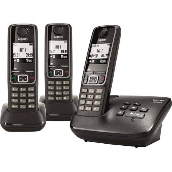 Gigaset a420a trio Wireless Phone، تلفن بی‌سیم گیگاست مدل a420a trio