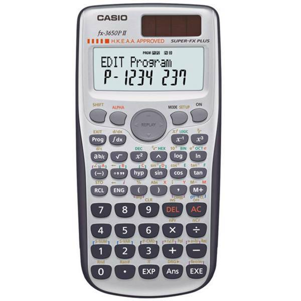Casio fx-3650PII Calculator، ماشین حساب کاسیو مدل fx-3650PII