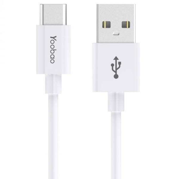 Yoobao YB-CA2 USB To USB-C Cable 1m، کابل تبدیل USB به USB-C یوبائو مدل YB-CA2 طول 1 متر