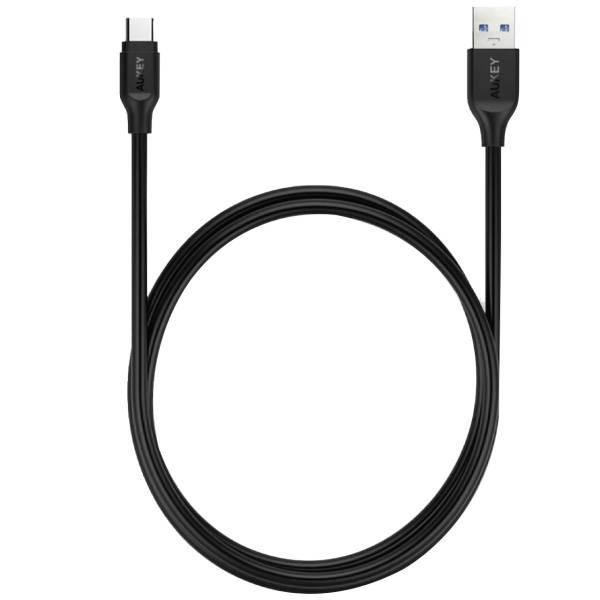Aukey CB-CD4 USB 3.0 To USB-C Cable 1m، کابل تبدیل USB 3.0 به USB-C آکی مدل CB-CD4 طول 1 متر