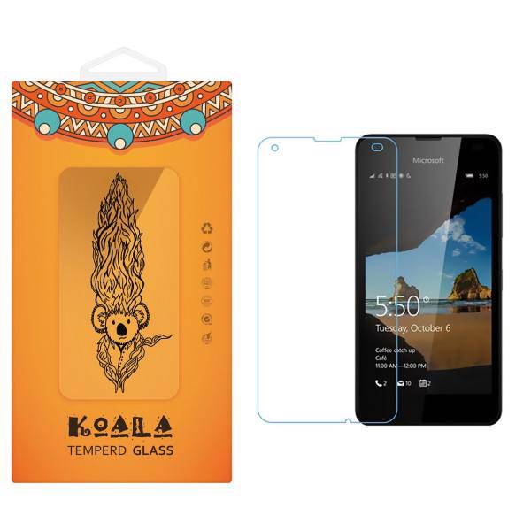 KOALA Tempered Glass Screen Protector For Microsoft Lumia 550، محافظ صفحه نمایش شیشه ای کوالا مدل Tempered مناسب برای گوشی موبایل مایکروسافت لومیا 550