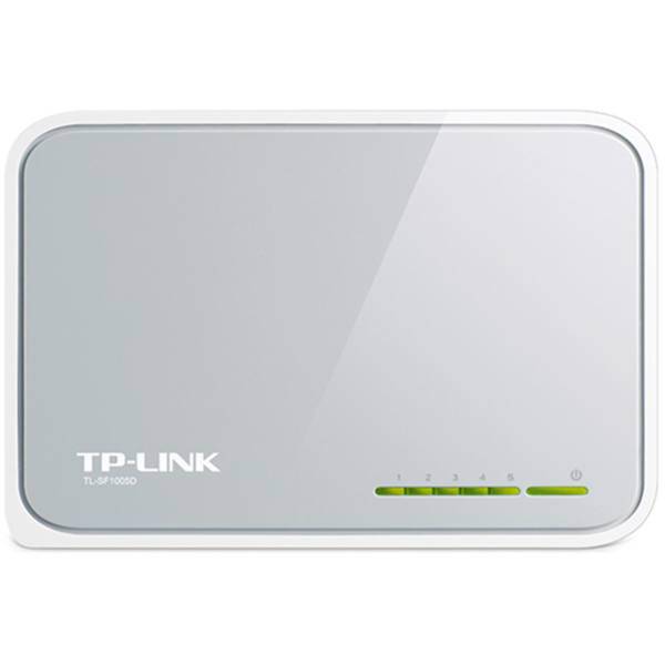 TP-LINK TL-SF1005D 5-Port 10/100Mbps Desktop Switch، سوییچ 5 پورت مگابیتی و دسکتاپ تی پی-لینک مدل TL-SF1005D