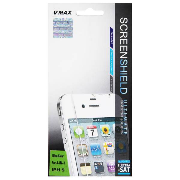 Vmax Glass Screen Protector For Apple iPhone 5، محافظ صفحه نمایش شیشه ای ویمکس مناسب برای گوشی موبایل اپل iPhone 5