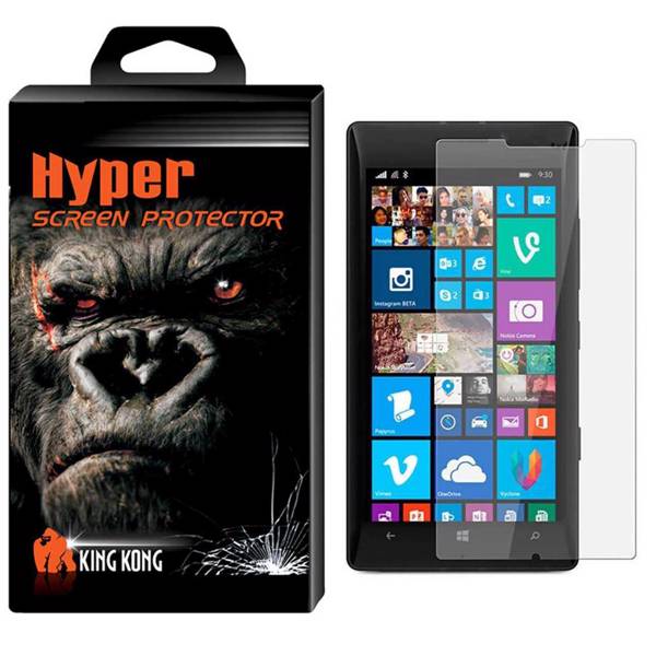 Hyper Protector King Kong Glass Screen Protector For Nokia Lumia 930، محافظ صفحه نمایش شیشه ای کینگ کونگ مدل Hyper Protector مناسب برای گوشی Nokia Lumia 930