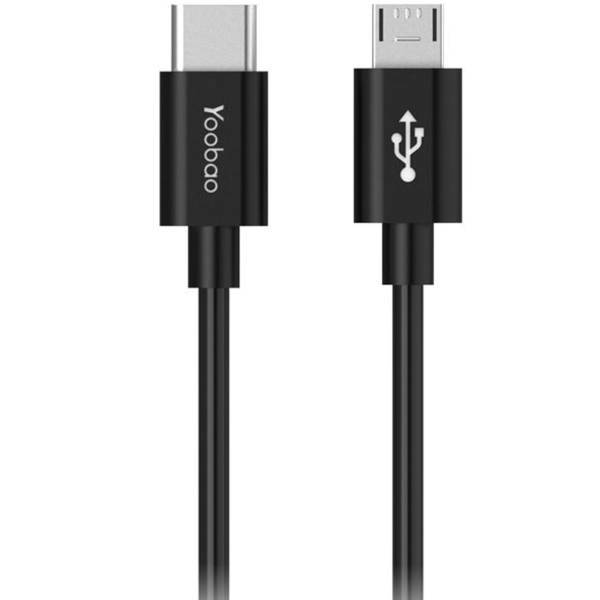 Yoobao YB-CB2 USB-C To microUSB Cable 1m، کابل تبدیل USB-C به microUSB یوبائو مدل YB-CB2 طول 1 متر