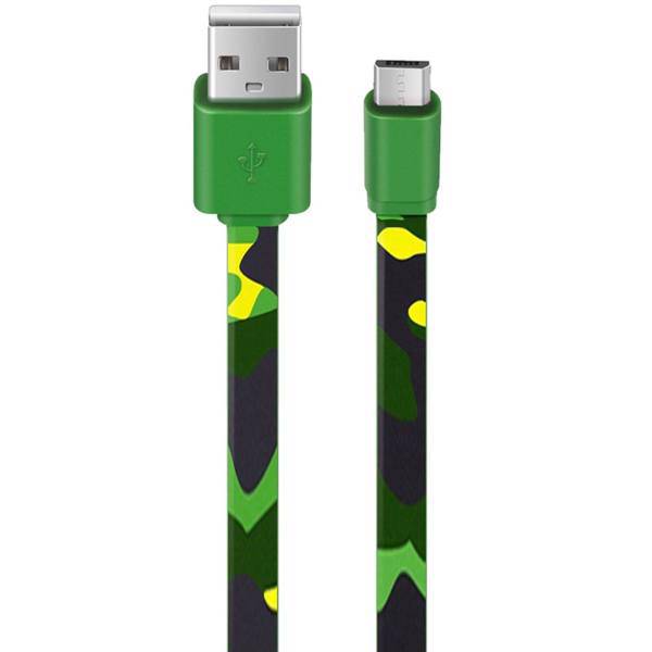 Army Printing USB To microUSB Cable 1m، کابل تبدیل USB به microUSB مدل Army Printing طول 1 متر