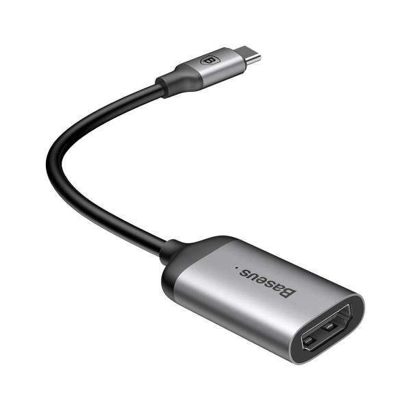 Baseus C-Video Type-C To HDMI Female 15cm Joint Adapter، کابل تبدیل USB-C به HDMI باسئوس مدل Portable Joint Adapter به طول 15 سانتی متر