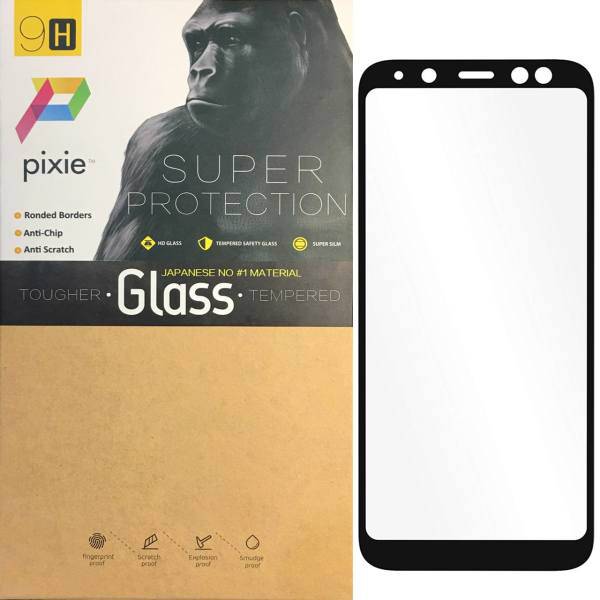 Pixie 5D Full Glue Glass Screen Protector For Samsung Galaxy A6 2018، محافظ صفحه نمایش شیشه ای پیکسی مدل 5D مناسب برای گوشی سامسونگ Galaxy A6 2018