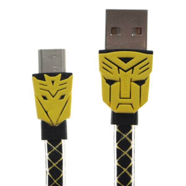 Lamyoo Transformers USB To USB-C Cable 1m، کابل تبدیل USB به USB-C لامیو مدل Transformers به طول 1 متر