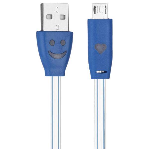 Data LineFashion USB To microUSB Cable 1m، کابل تبدیل USB به microUSB دیتالاین مدل Fashion طول 1 متر