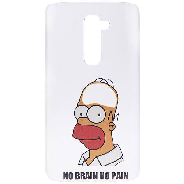 Homer Simpson Cover For LG G2 - Type 2، کاور گوشی موبایل مدل Homer Simpson مناسب برای ال‌ جی G2 - طرح 2